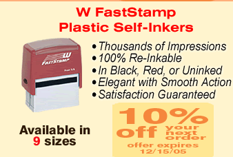 Browse and purchase FastStamp Self-Inking mounts