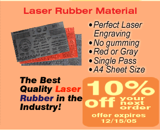 Browse and purchase wholesale laser rubber material