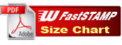 Download W FastStamp Self-Inkers PDF SizeChart