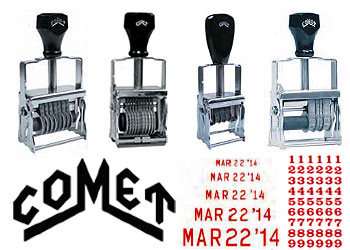 Cosco Self-Inking Daters and Die Plates